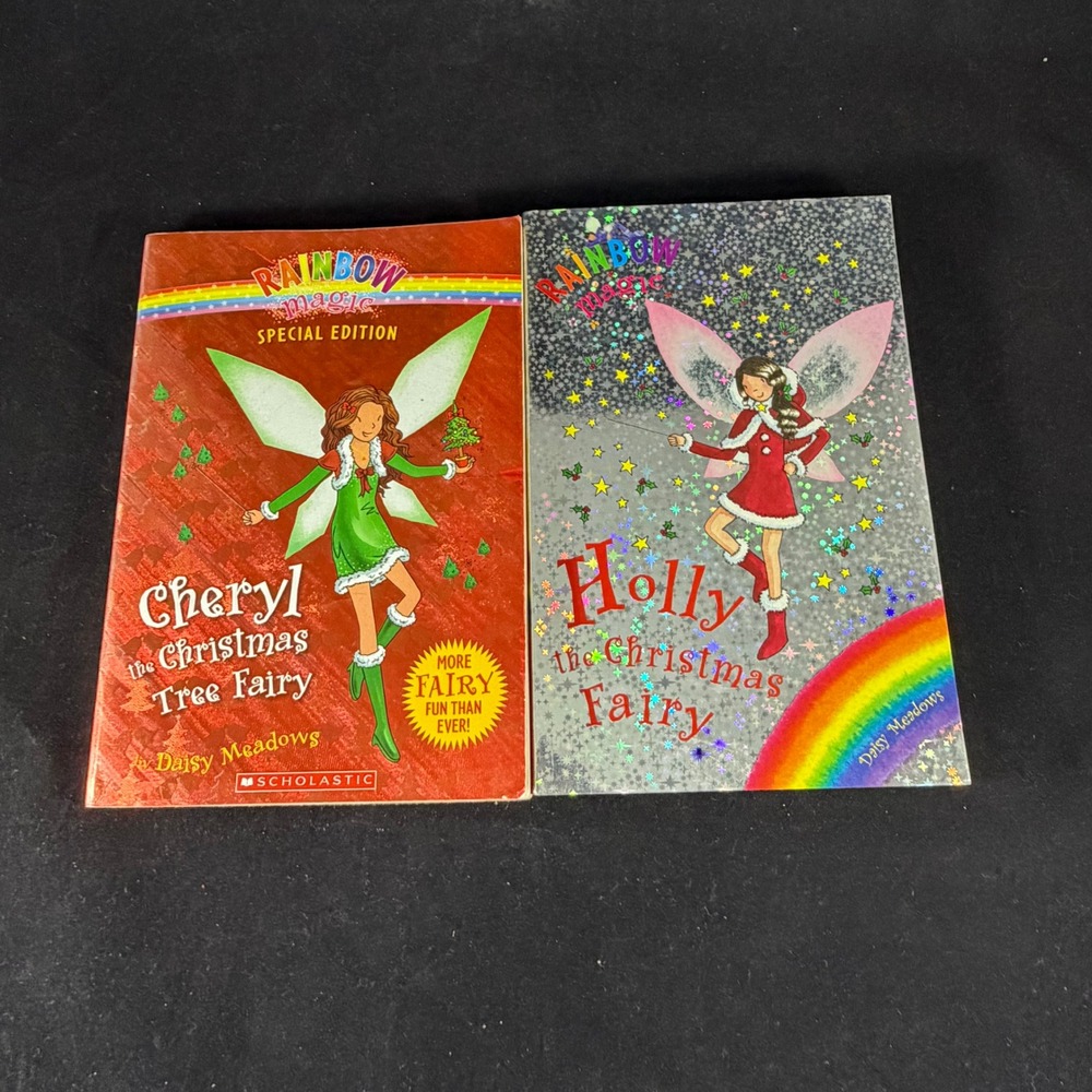 Rainbow Magic Christmas Fairy Book Lot Cheryl Holly Daisy Meadows Scholastic Set